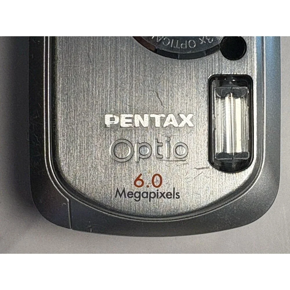 Pentax Optio WPi 6.0MP Waterproof Compact Digital Camera Silver Untested